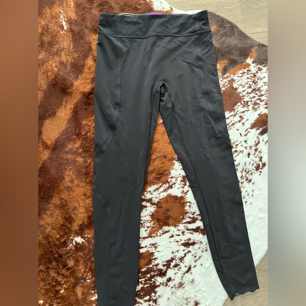 Ivivva Kids Lululemon Leggings, Full Length, SEAMLESS!!!, Size 12, Black